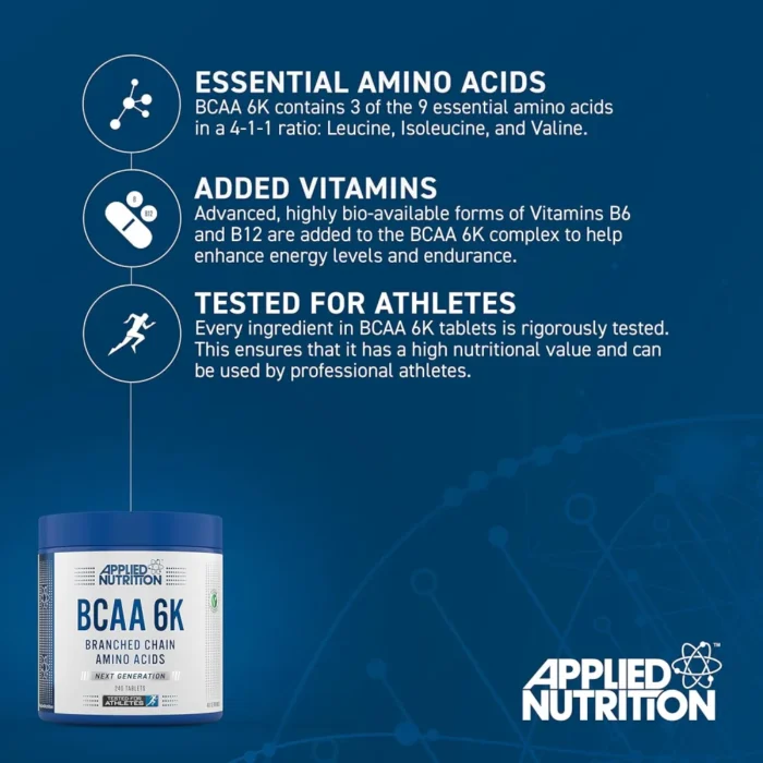 بی سی ای ای (BCAA) 6K اپلاید ناتریشن