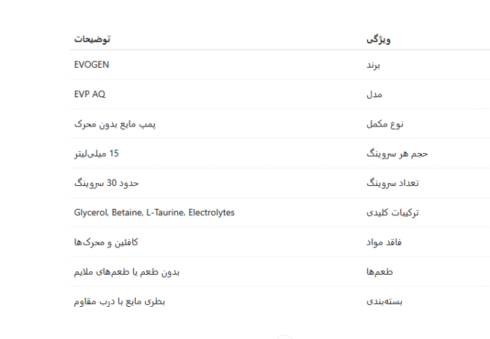 پمپ مایع ایوژن ایی و پی