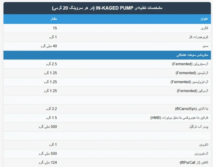 N-KAGED PUMP 304