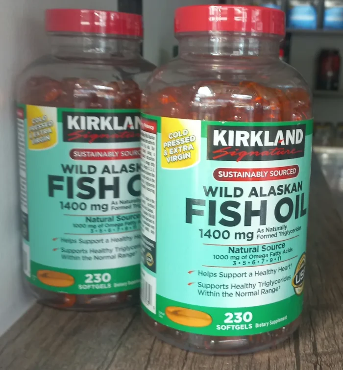 روغن ماهی آلاسکا وحشی کرکلند Kirkland Wild Alaskan Fish Oil