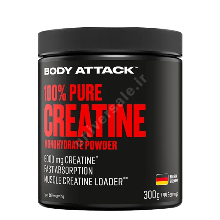16 کراتین پیور بادی اتک 100%خالص BODY ATTACK 100% PURE CREATINE