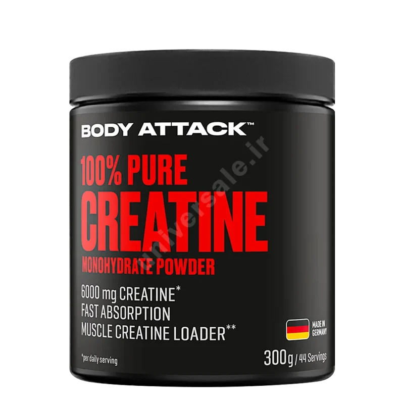 کراتین پیور بادی اتک 100%خالص BODY ATTACK 100% PURE CREATINE