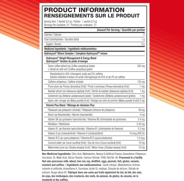 Hydroxycut Drink Mix