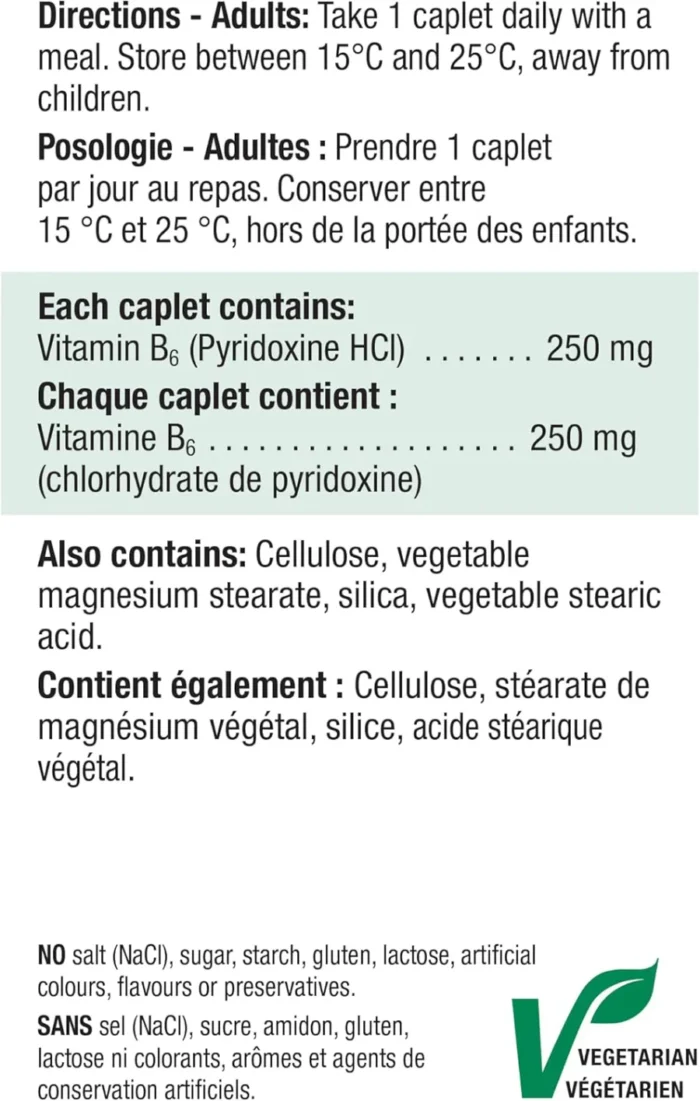 Jamieson Vitamin B6 250 mg