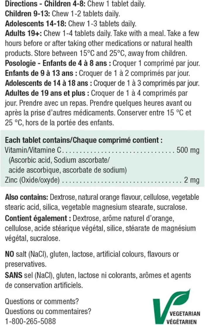 Jamieson Vitamin C + Zinc
