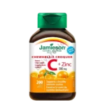 ویتامین سی و زینک جمیسون Jamieson Vitamin C + Zinc