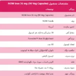 NOW Iron 36 mg