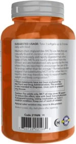 NOW MCT Oil Capsules
