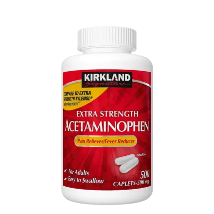 استامینوفن قرمز کرکلند رپید رلیز قوی Kirkland Acetaminophen Rapid Release