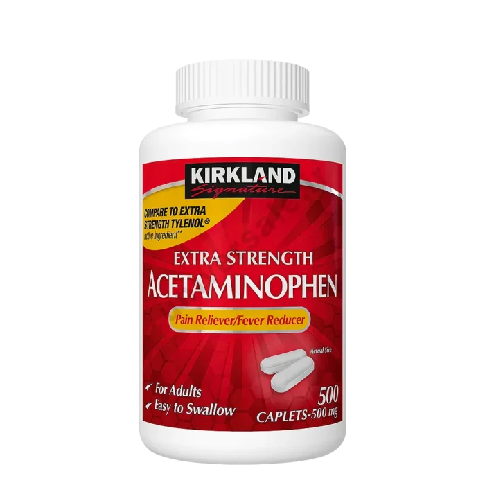 استامینوفن قرمز کرکلند رپید رلیز قوی Kirkland Acetaminophen Rapid Release