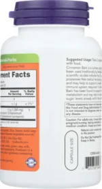 NOW Cinnamon Bark 600mg