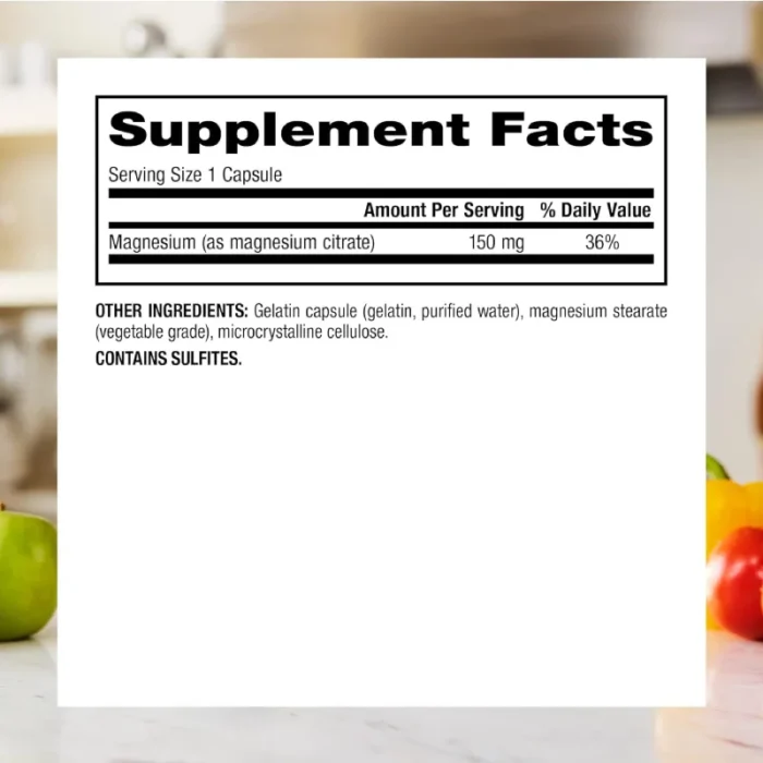 Webber Naturals Magnesium Citrates