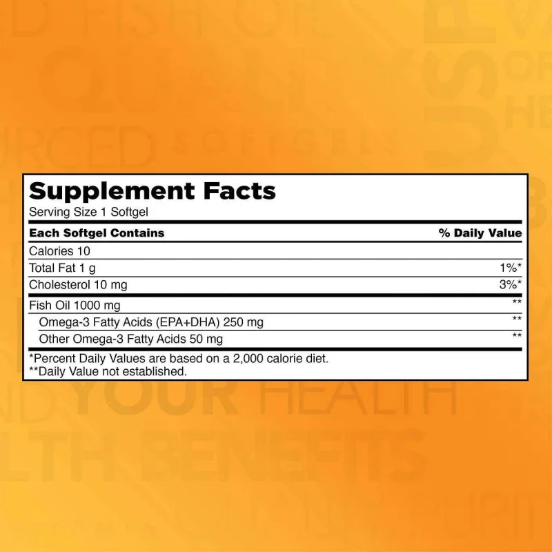 Kirkland Fish Oil 1000mg-5245689 کپسول روغن ماهی کرکلند