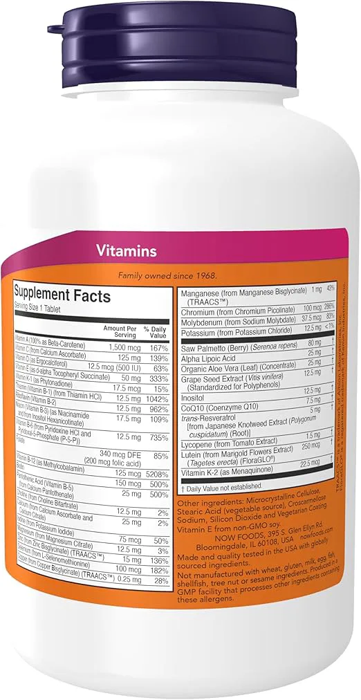 NOW Foods MultiVitamie ADAM024878 NOW Foods MultiVitamie ADAM