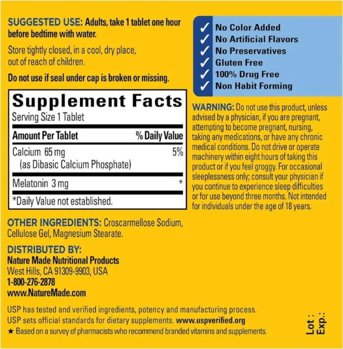 Nature Made Melatonin