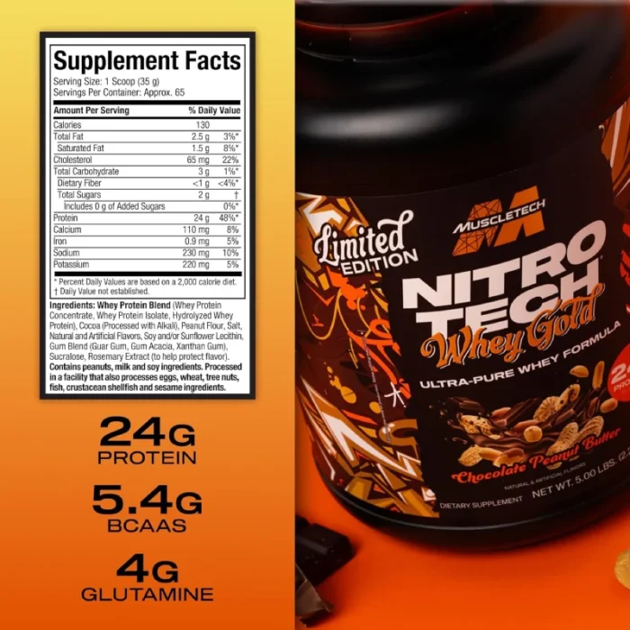 NitroTech Whey Gold Chocolate Peanut Butter
