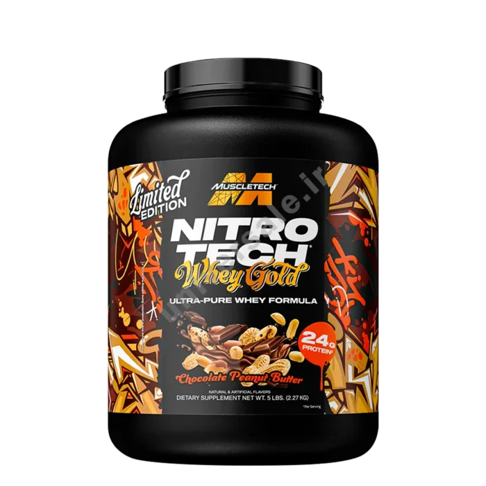 وی نیتروتک گلد ماسل‌تک شکلات کره بادام‌زمینی