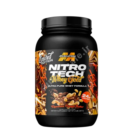 وی نیتروتک گلد ماسل‌تک شکلات کره بادام‌زمینی