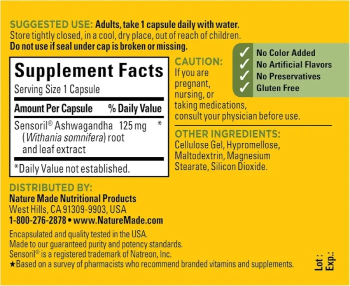 Ashwagandha Nature Made