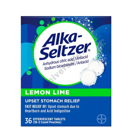 قرص جوشان آلکا سلتزر لمون لایم