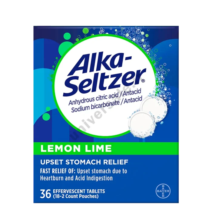 قرص جوشان آلکا سلتزر لمون لایم