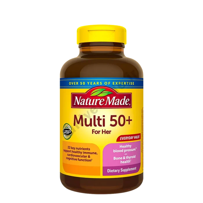 na02-56SCD47S85F7 مولتی ویتامین زنانه نیچرمید بالای ۵۰ سال